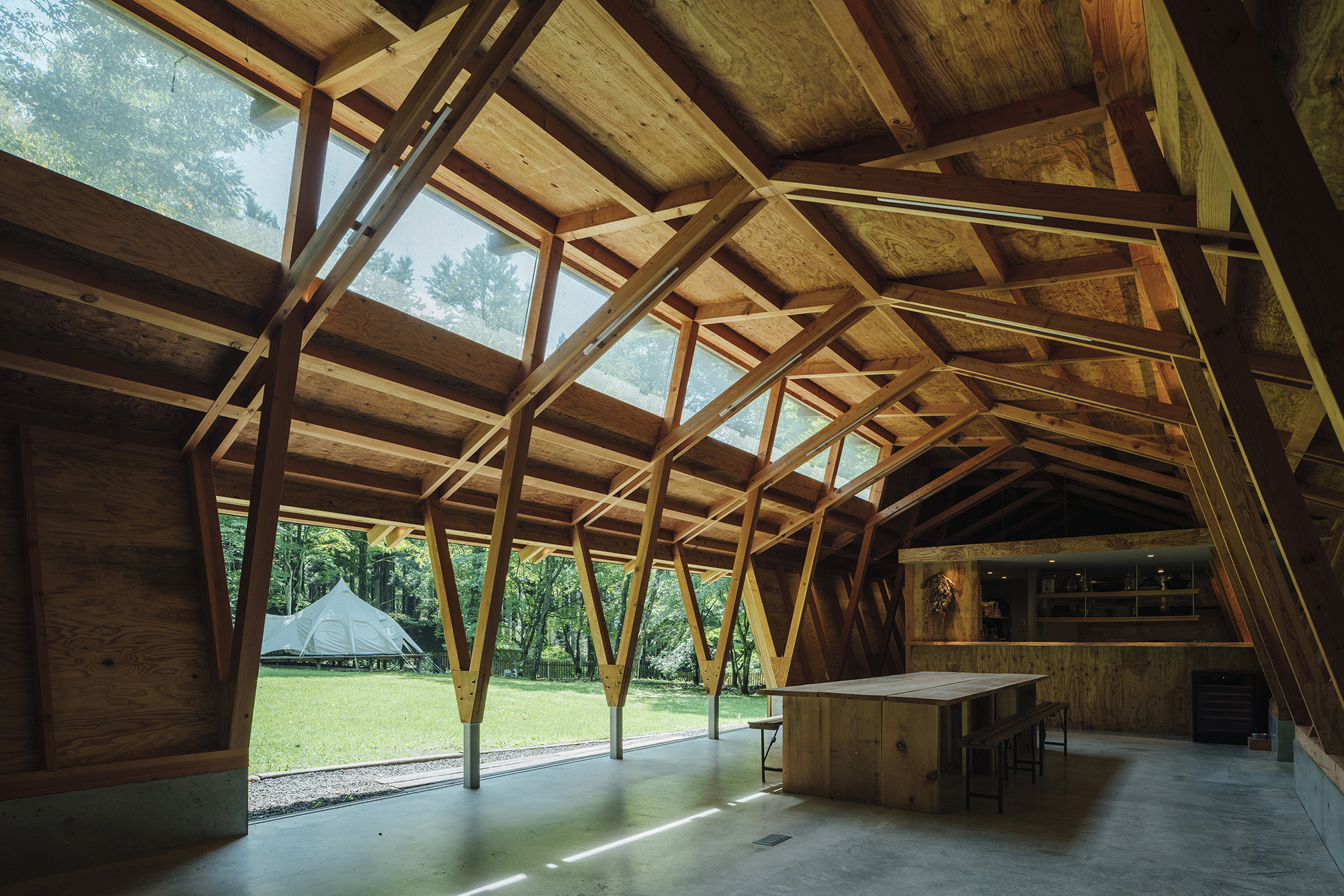 Three Roofs Timber Hall